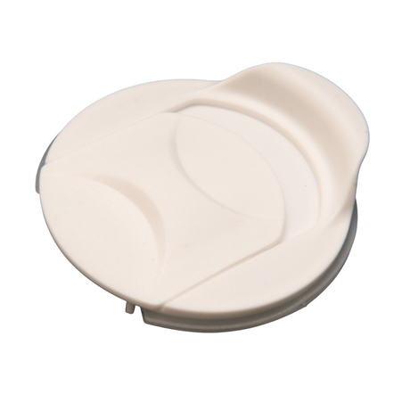 White mug with lid and cork bottom for sublimation